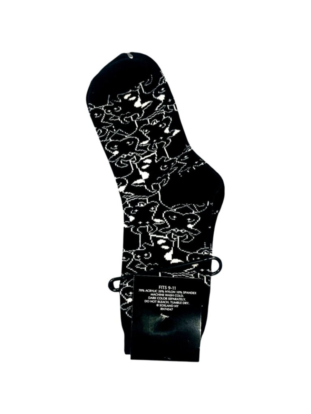 DAVCO Cow Print Women’s Socks – Size 9-11 – NEW with Tags - Picture 4 of 4